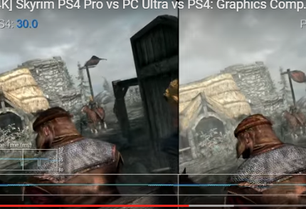 朗報 Ps4 Pro の スカイリム 4k画質がpc最高設定を上回る 比較動画あり 爆newゲーム速報